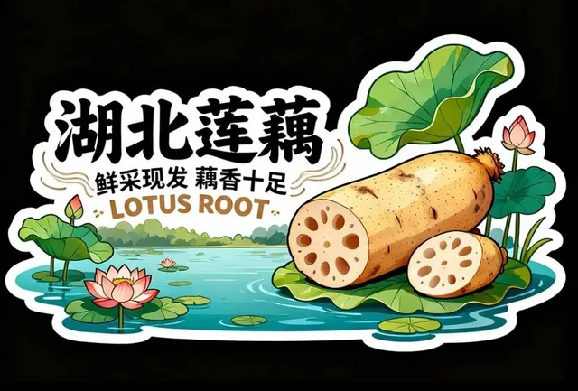 Hubei Lotus Root Shaped Signage Design