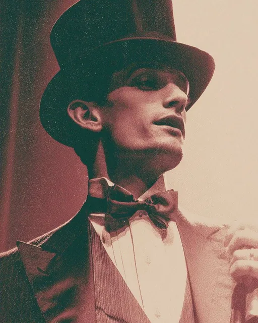 A classic Hollywood glamour portrayal of a subject, capturing allure and sophistication with elegant color1 and color2 hues, enhanced by film grain texture for a vintage cinematic vibe.