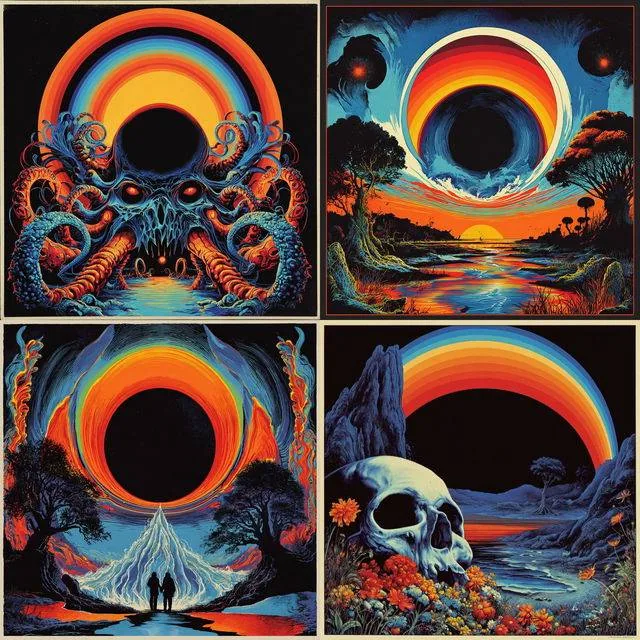 Psychedelic Cosmic Dreamscape