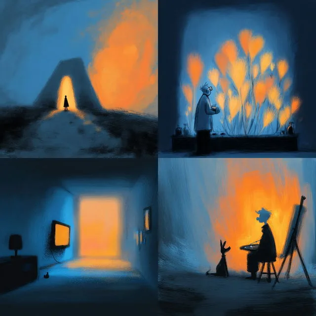 Whimsical Contrast Dreamscapes