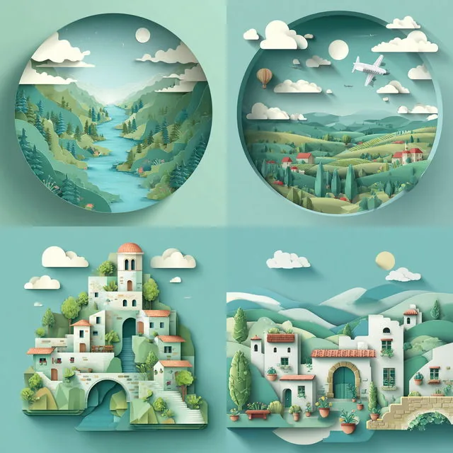 Whimsical Pastel Realms