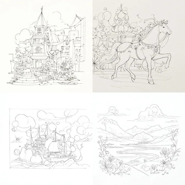Whimsical Line Artistry