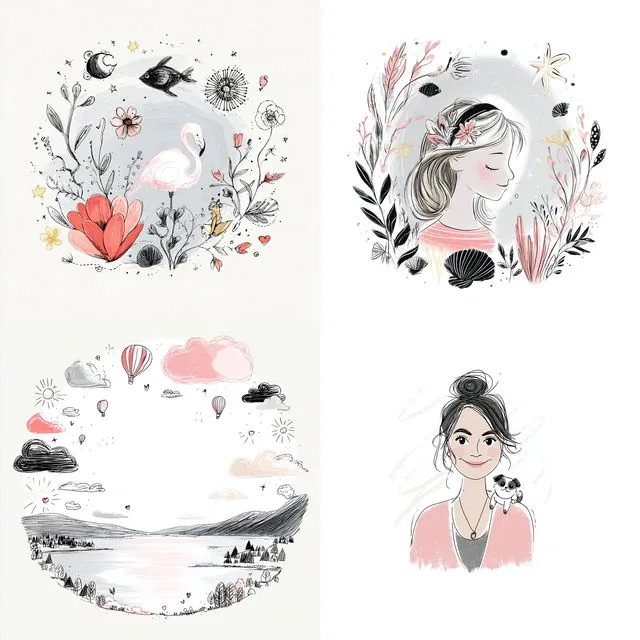 Whimsical Pastel Dreamscapes