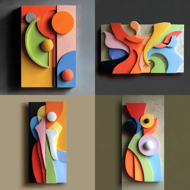 Vibrant Geometric Abstraction