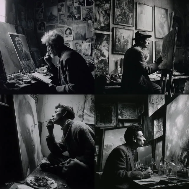Surreal Noir Elegance