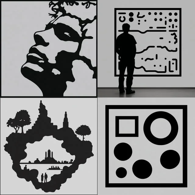 Monochrome Silhouette Artistry