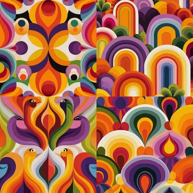 Retro Geometric Vibrance