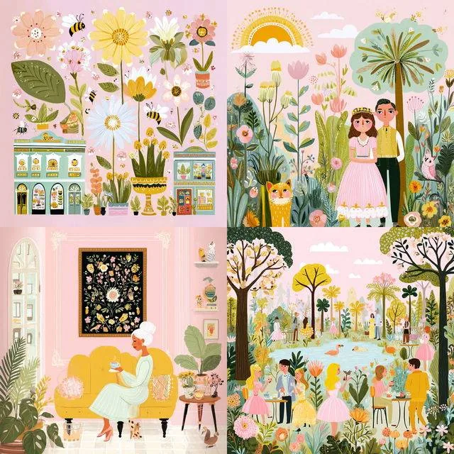 Whimsical Pastel Enchantment