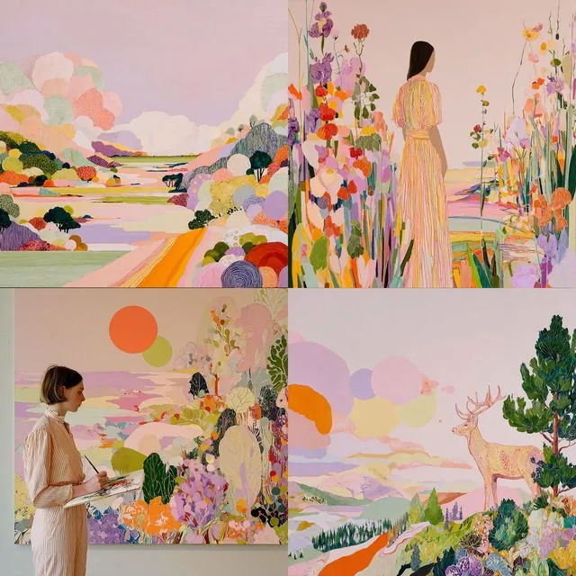 Pastel Botanical Harmony