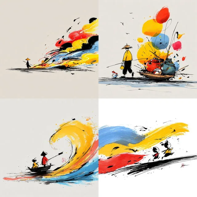 Vibrant Expressionist Play