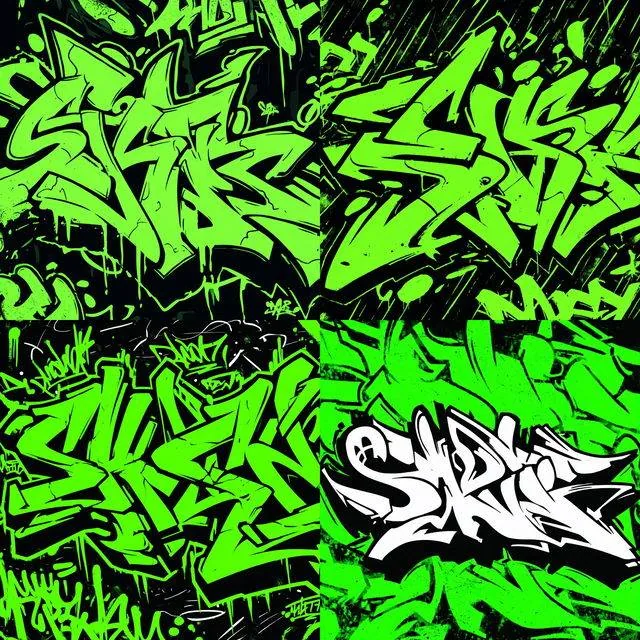 Neon Graffiti Vibes