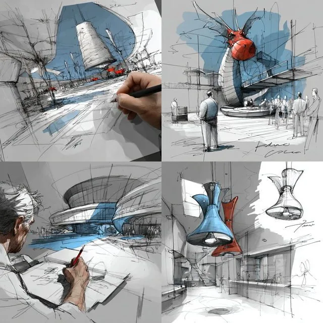 Dynamic Architectural Sketch