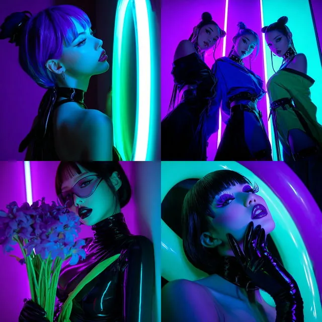Neon Futuristic Dreamscape