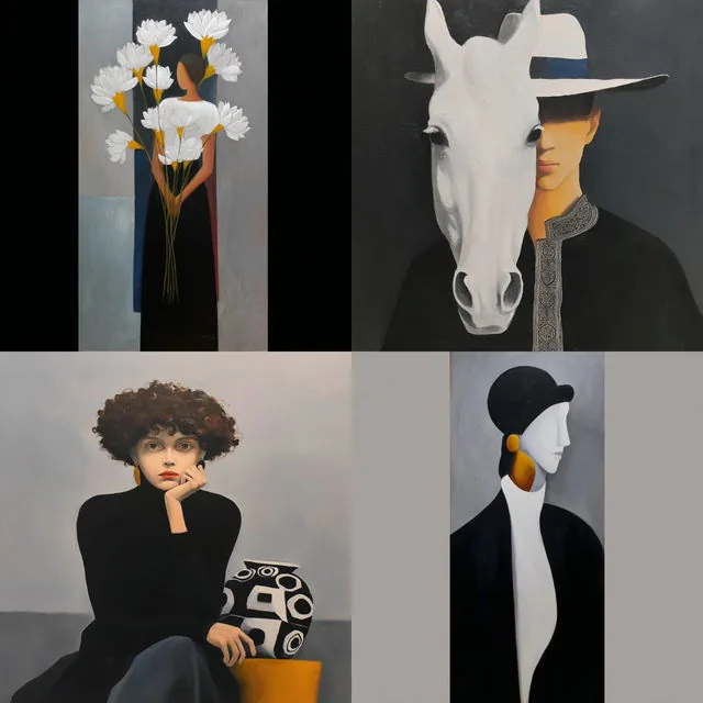 Surreal Minimalist Elegance