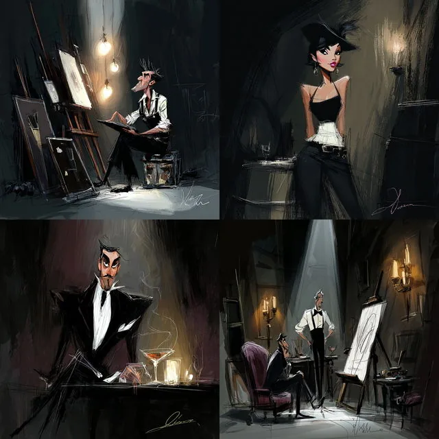 Gothic Whimsy Illustrations