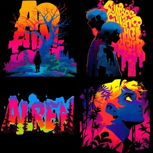 Neon Vivid Pop