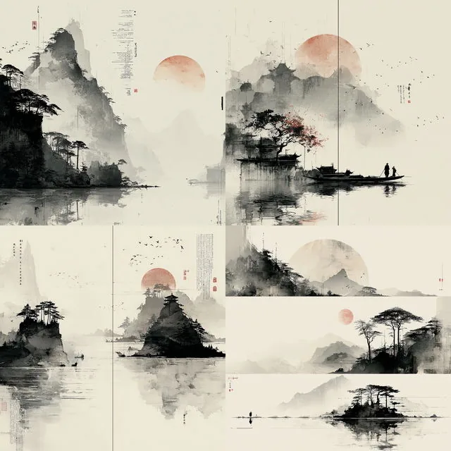 Ink Wash Abstraction