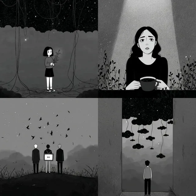Monochrome Narrative Elegance