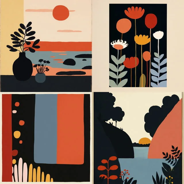 Bold Modernist Graphics