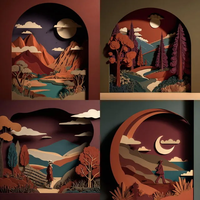 Layered Dimensional Whimsy