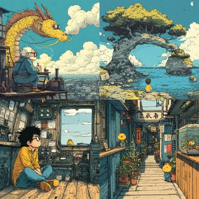 Whimsical Manga Fantasy