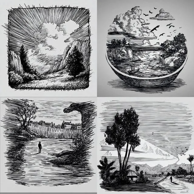 Intricate Etching Aesthetics