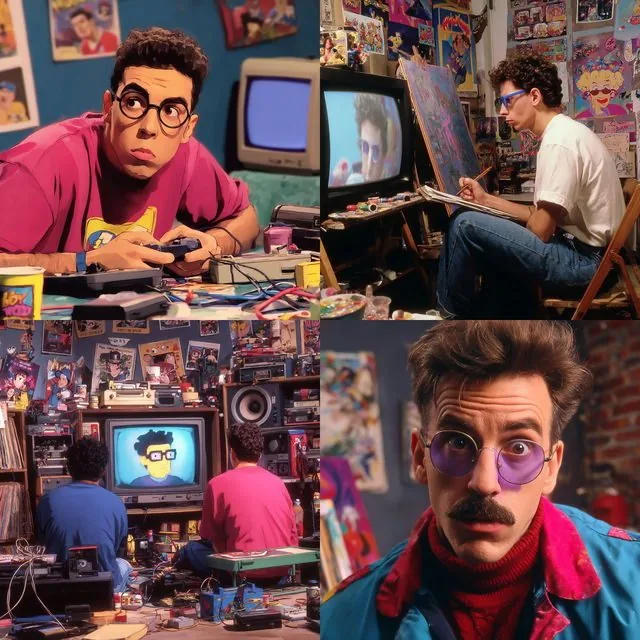 Vibrant Retro Nostalgia