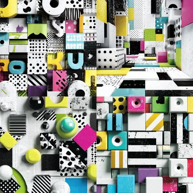Vibrant Pop Geometry
