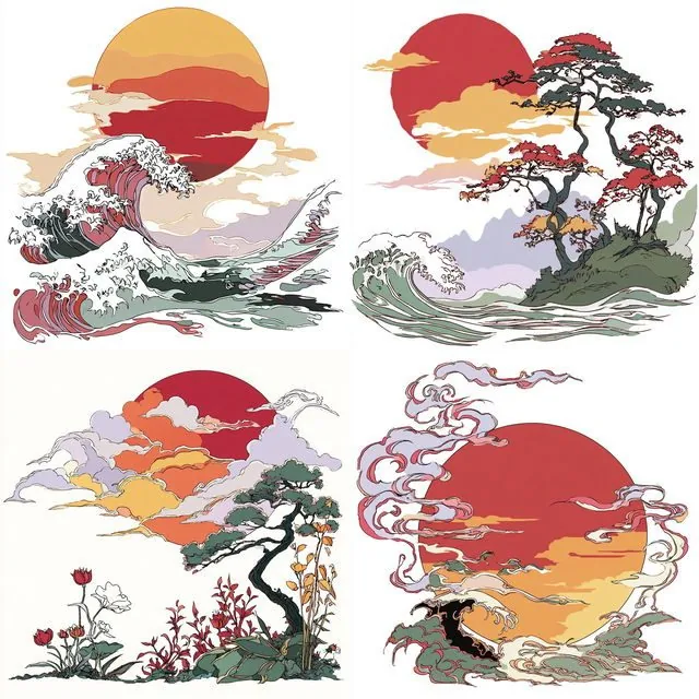 Neo-Japanese Graphic Fusion