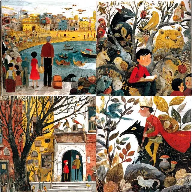 Whimsical Narrative Expressionism