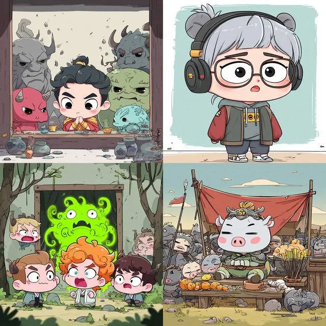 Playful Chibi Whimsy