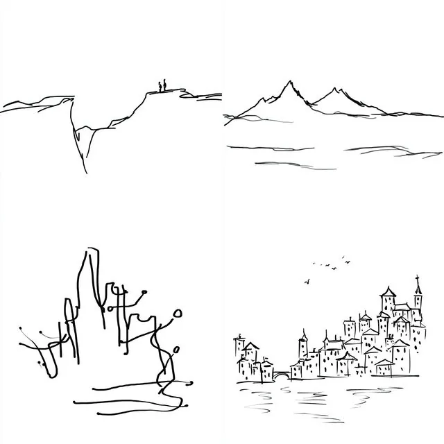 Minimalist Line Expression