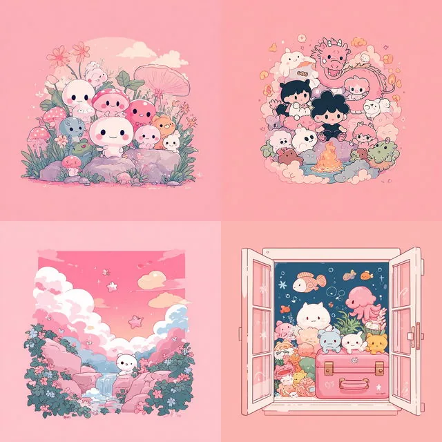 Whimsical Pastel Delight