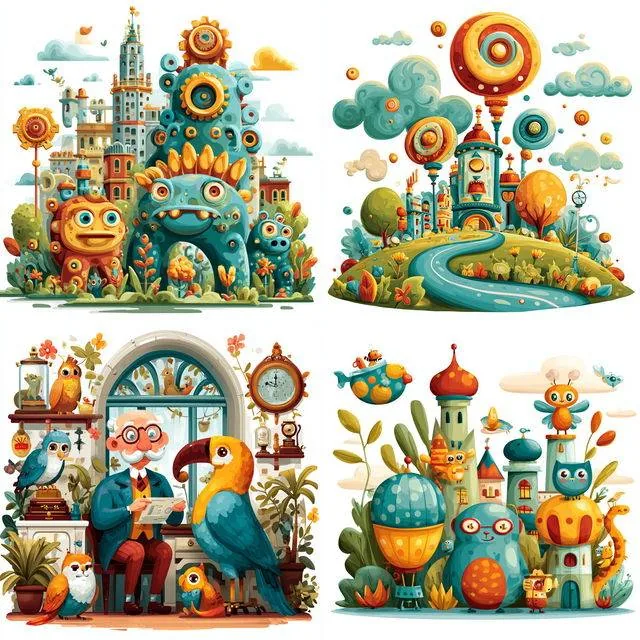 Whimsical Fantasy Realms