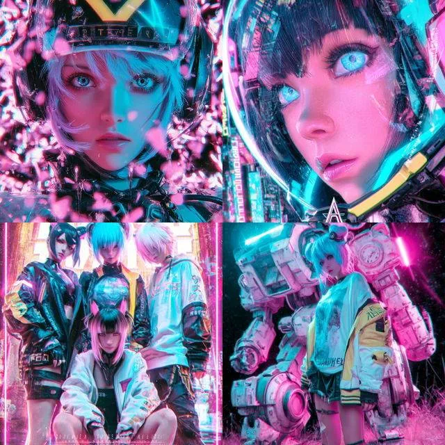 Neon Cyberpunk Dreams