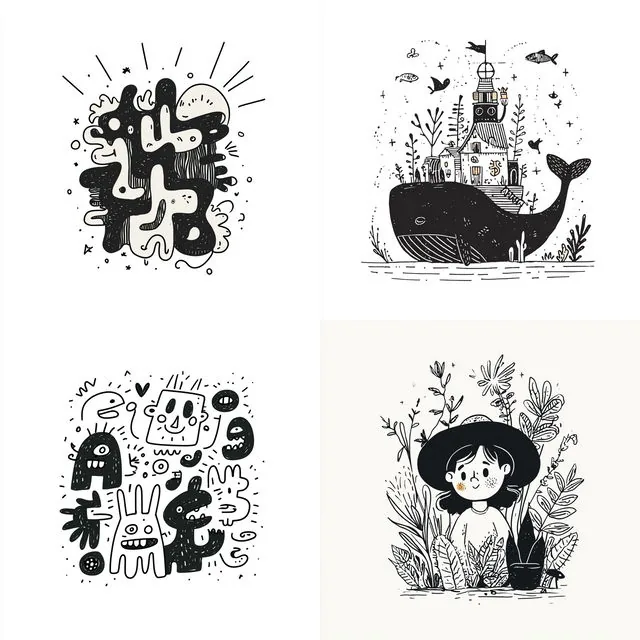Whimsical Doodle Artistry
