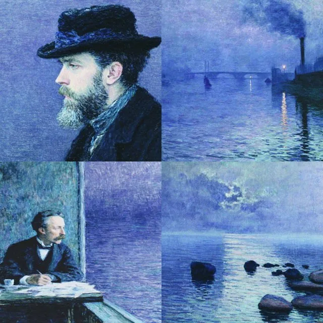 Impressionistic Blue Harmony