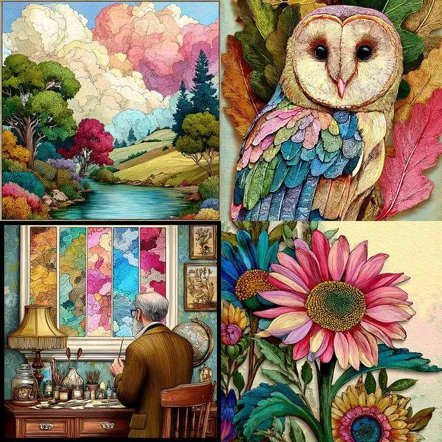 Whimsical Nouveau Elegance