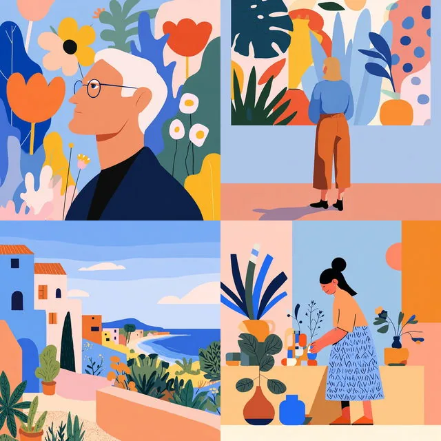 Playful Modernist Illustrations