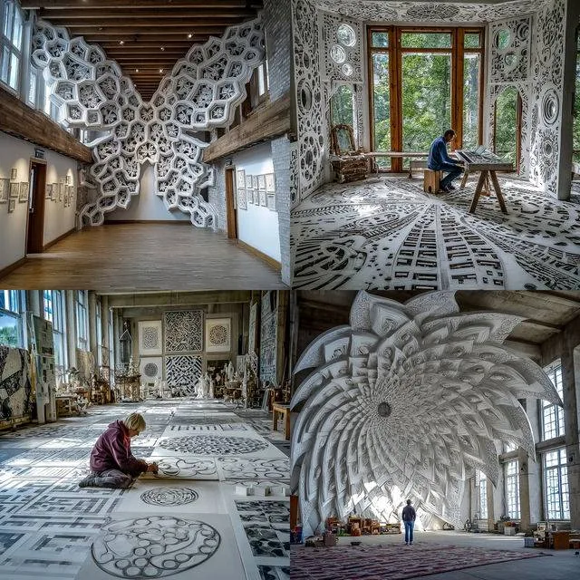 Intricate Sculptural Elegance