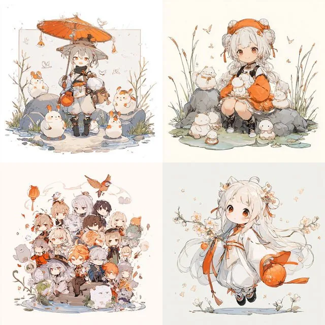 Whimsical Chibi Narratives
