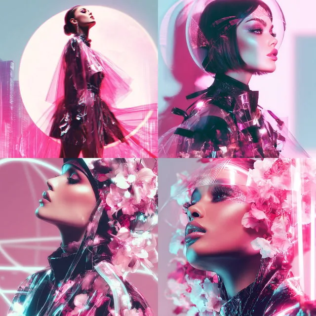 Neon Futuristic Dreamscape