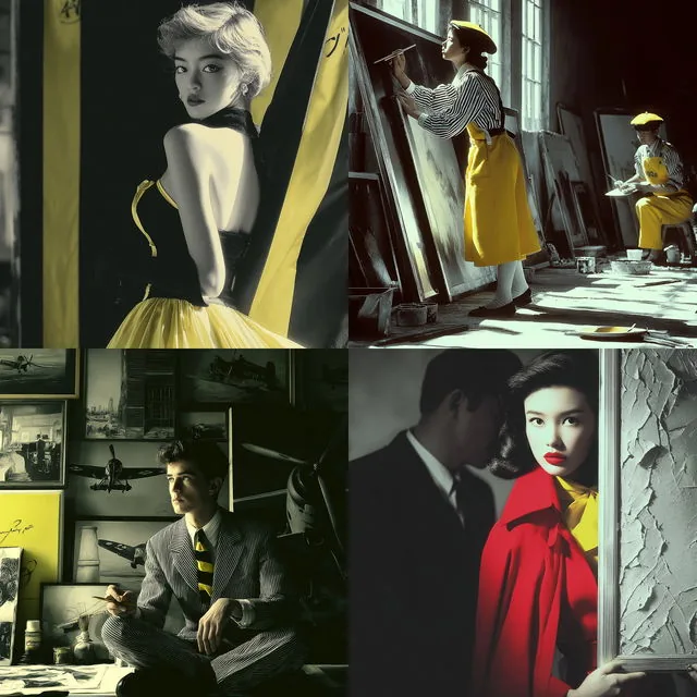 Retro Noir Elegance