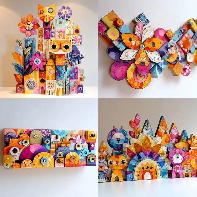 Vibrant Whimsy Expressions