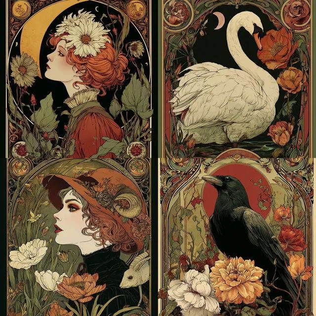 Ornate Nouveau Elegance