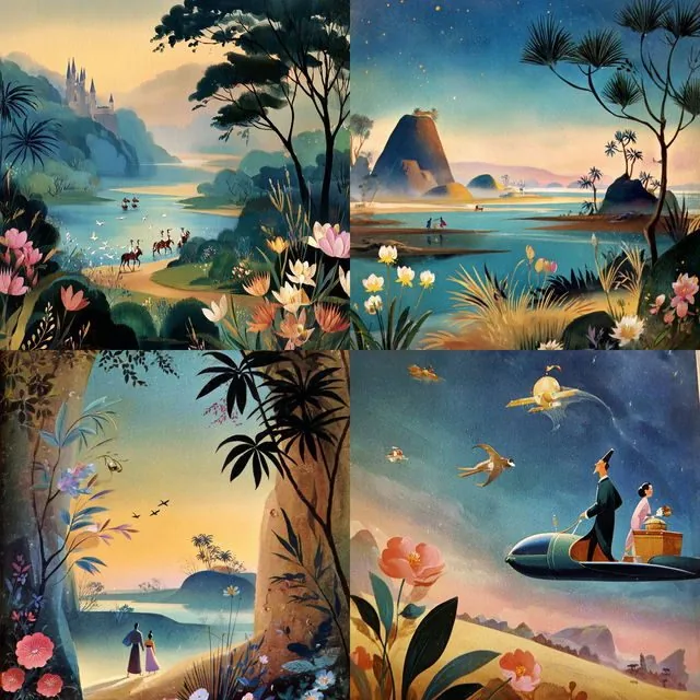 Whimsical Retro Enchantment