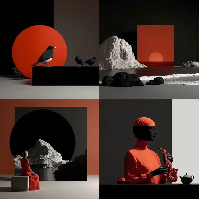 Geometric Monochrome Abstraction