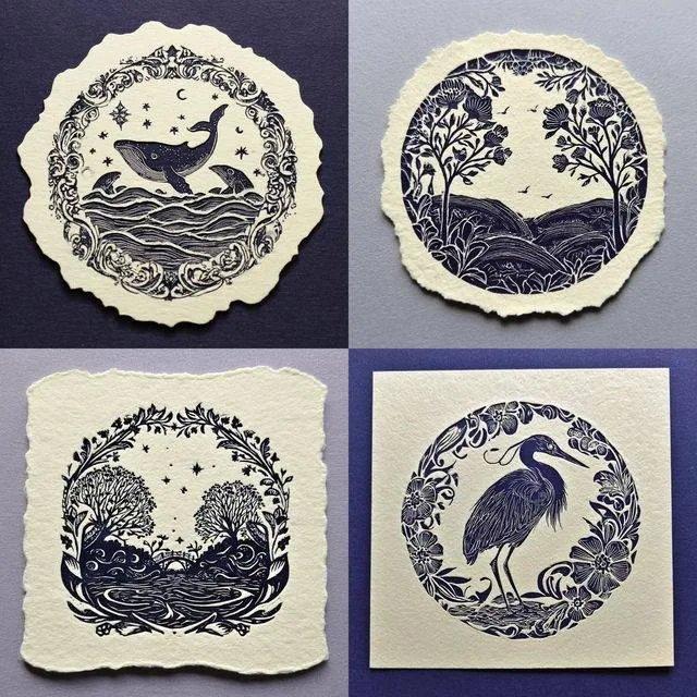 Whimsical Etched Fantasia