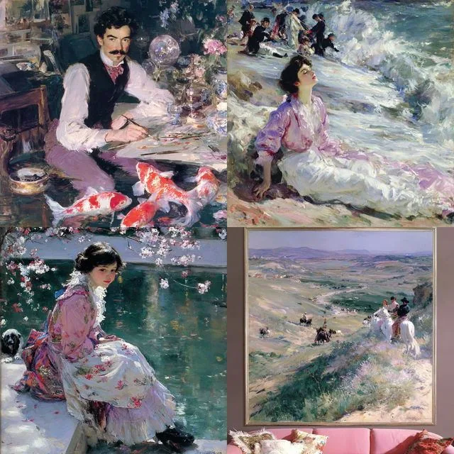 Pastel Impressionist Elegance