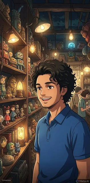 store full of curious collectibles :: incredible, anime, Digital 2D, animated by Kyoto An...